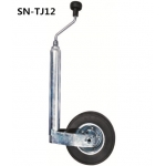 Jockey wheel with 220x65mm Rubber wheel 
